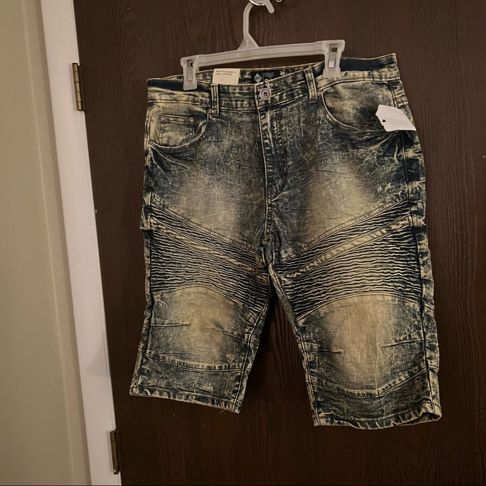 mens jean shorts